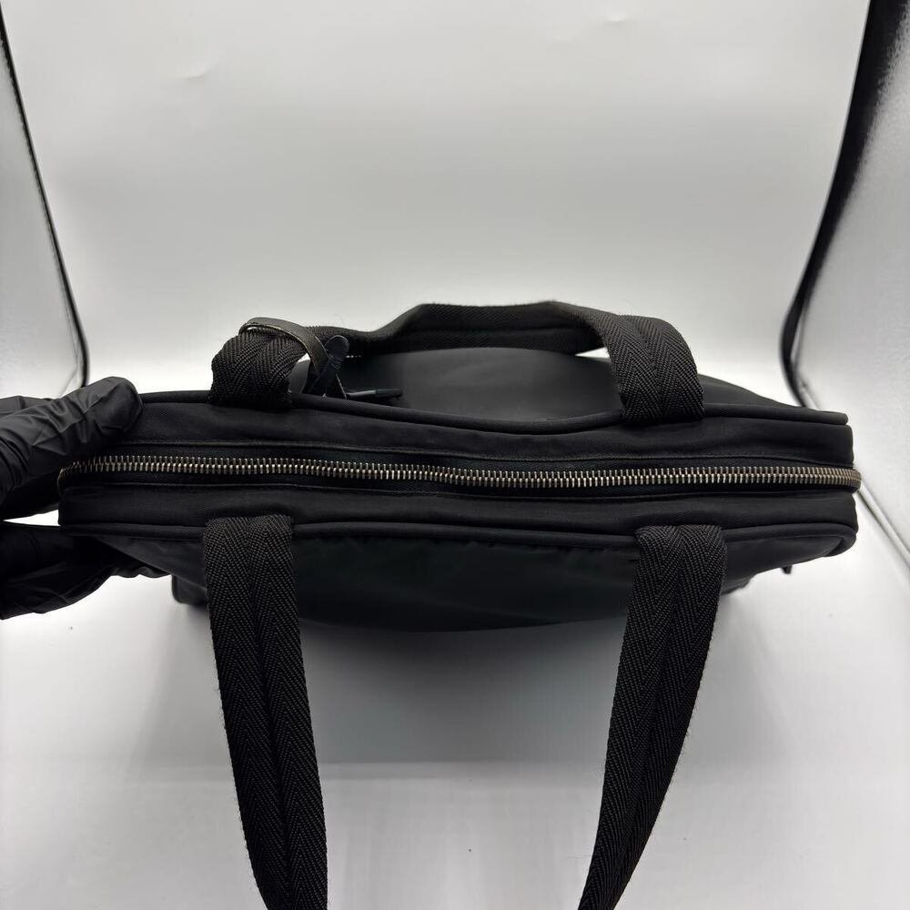 Prada Tessuto Top Handle Bag Black - Picture 6 of 10